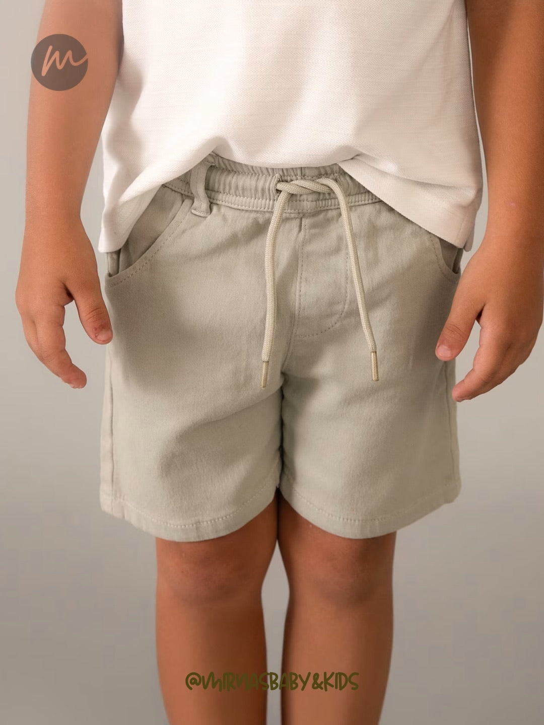 Conjunto de 2pcs camisa de monito y short