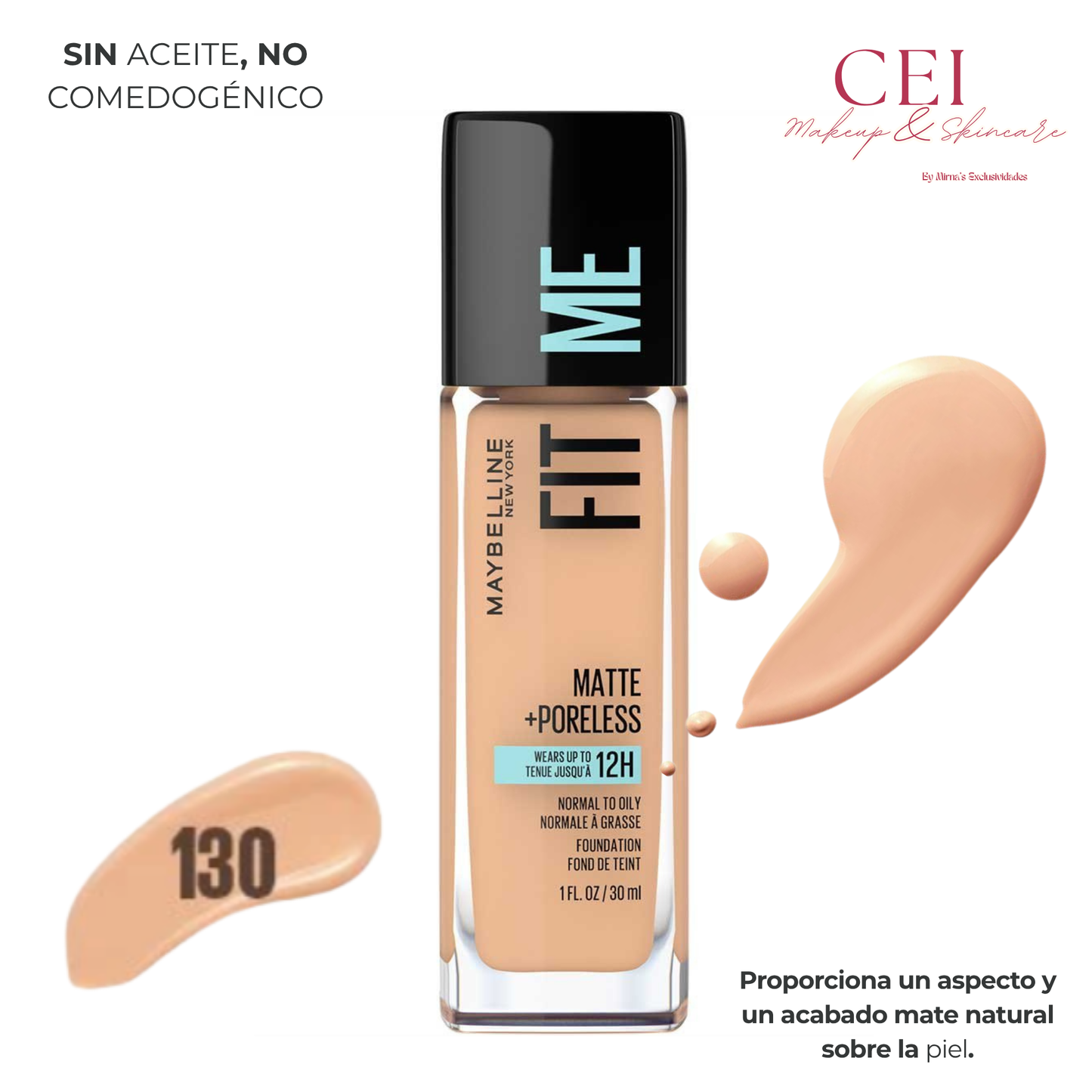 FIT ME® MATTE + PORELESS BASE DE MAQUILLAJE