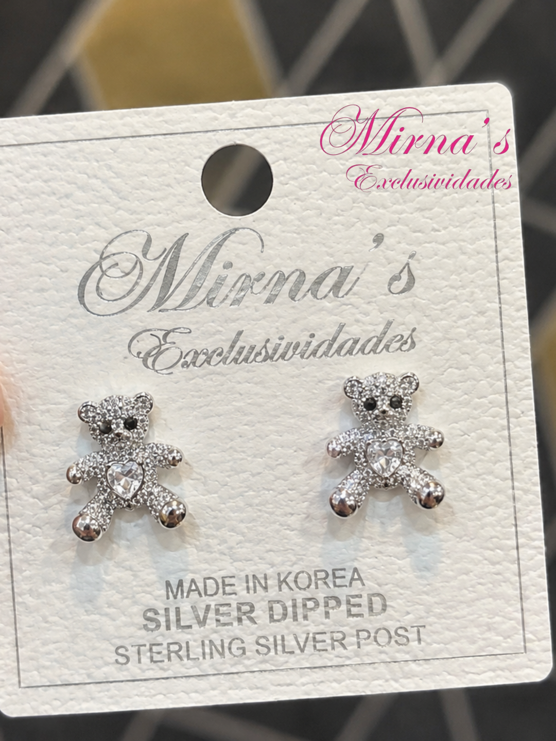 Aretes Teddy Love
