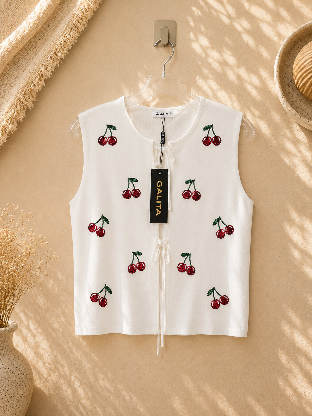 Camisa con cerezas