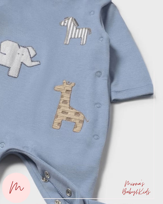 Conjunto enterizo animalitos azules