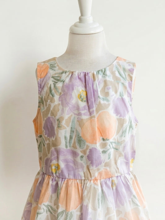 Vestido de algodon de flores