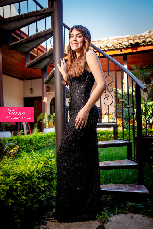 Vestido Noir Glam