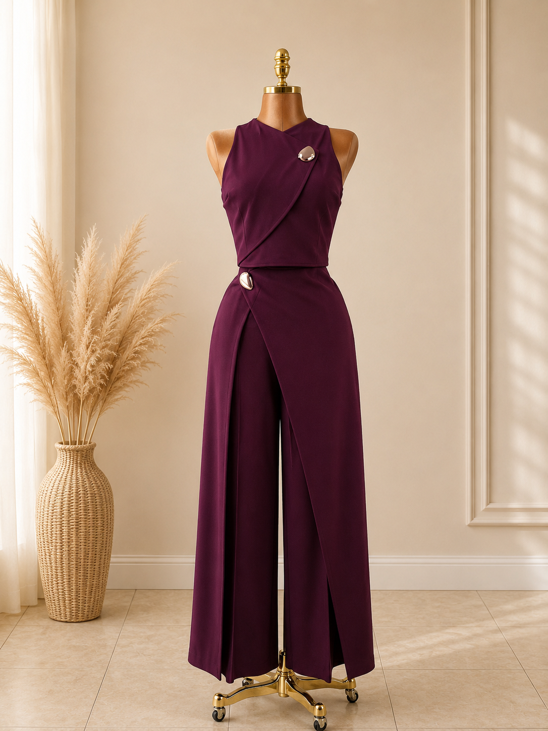 TRAJE BURGUNDY