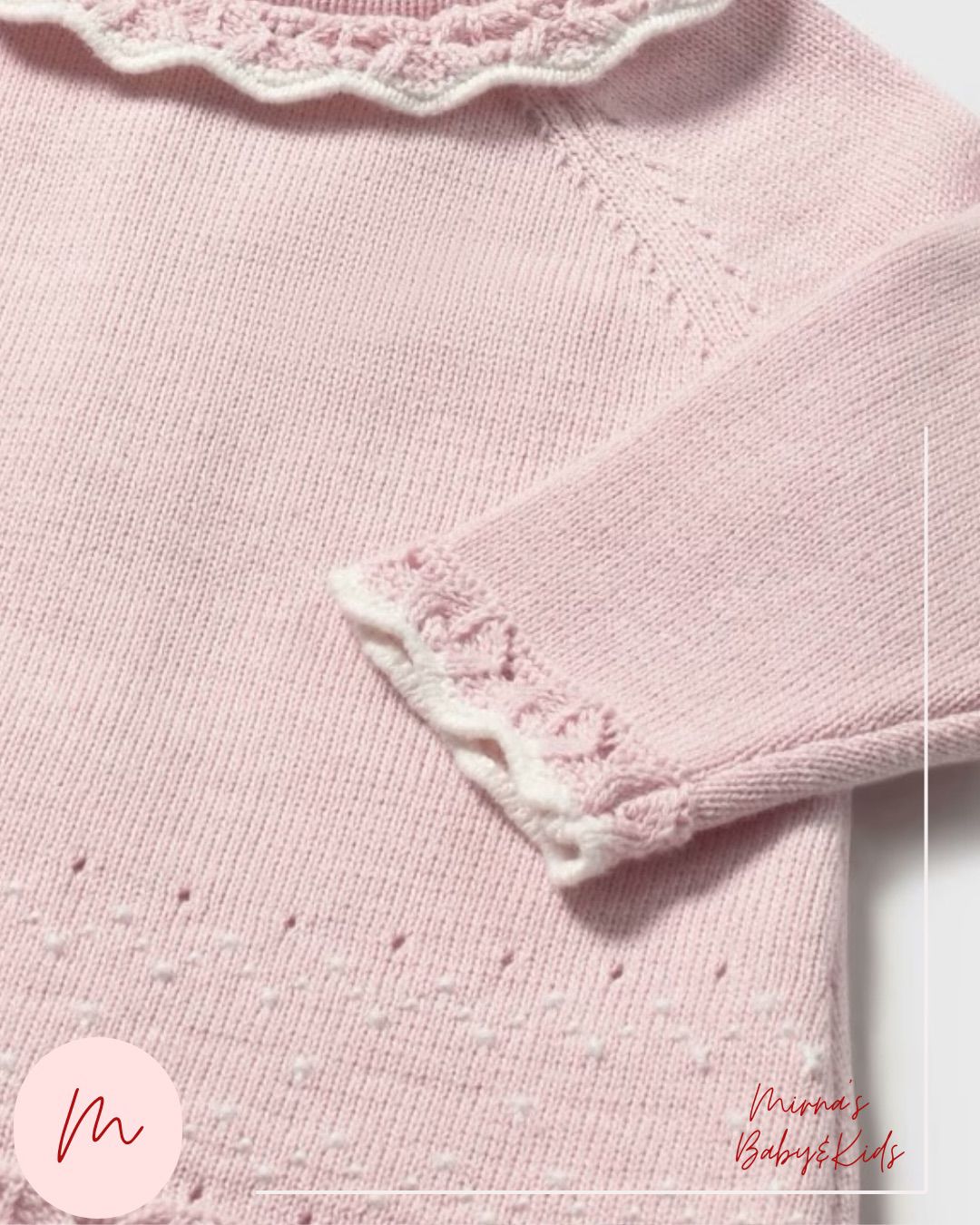 Conjunto rosa de 3pcs con medias