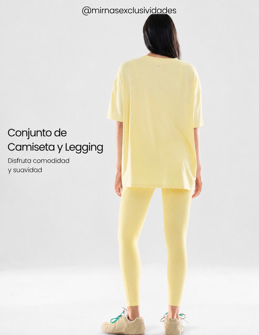 Conjunto Camiseta+Leggings Glow mode