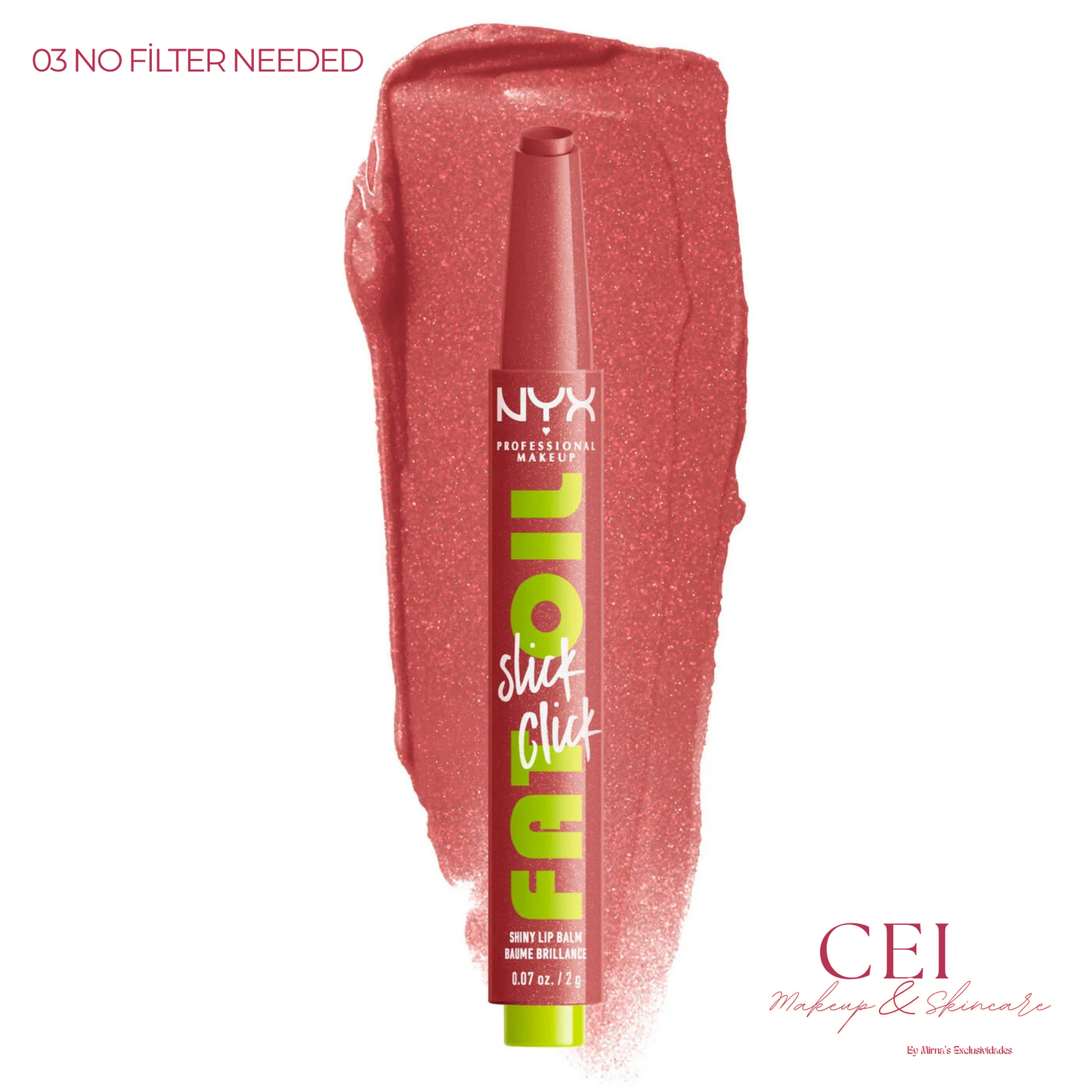 NYX Fat Oil Slick Click – Shiny Lip Balm