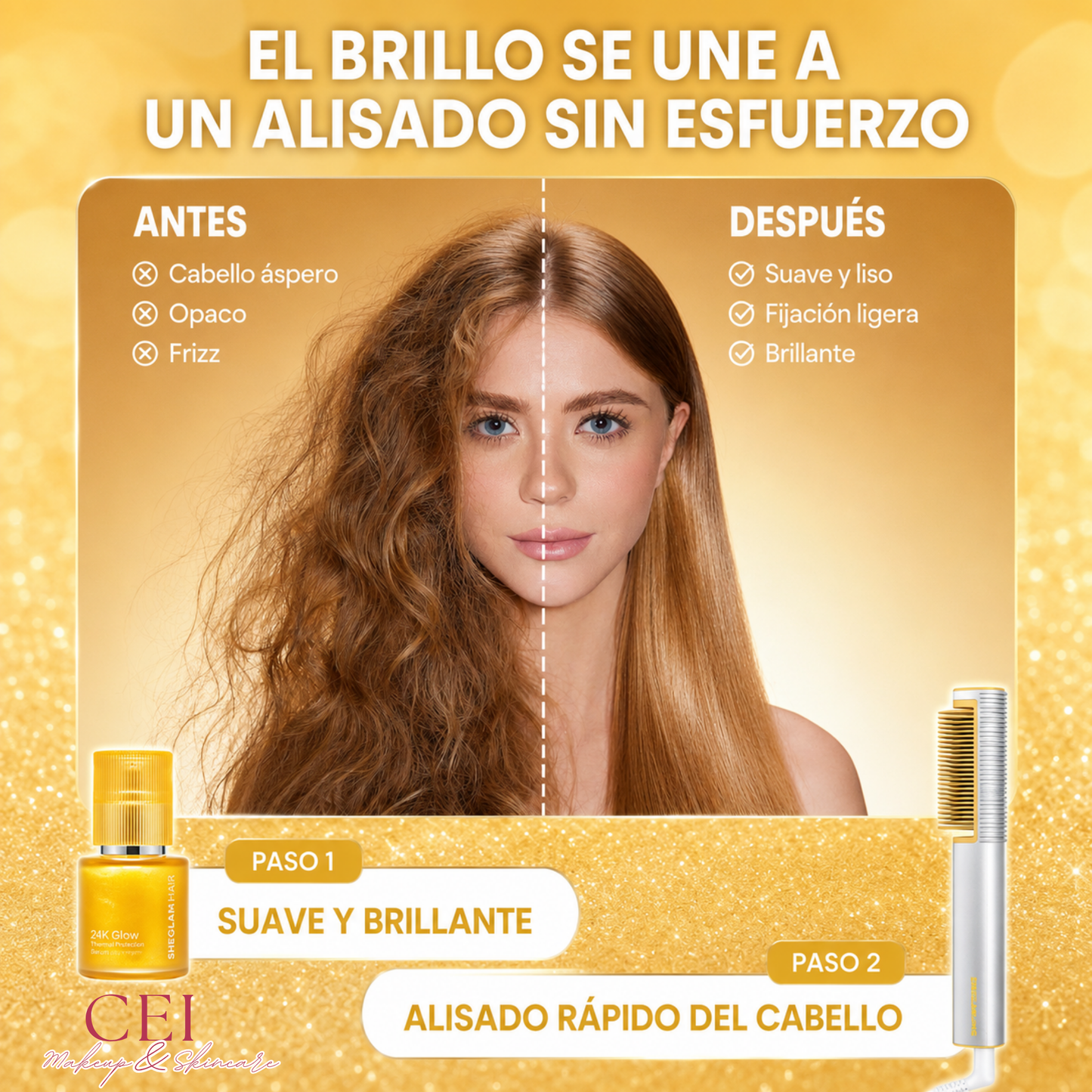 ✨ SHEGLAM 24K Glow – Sérum de Alto Brillo