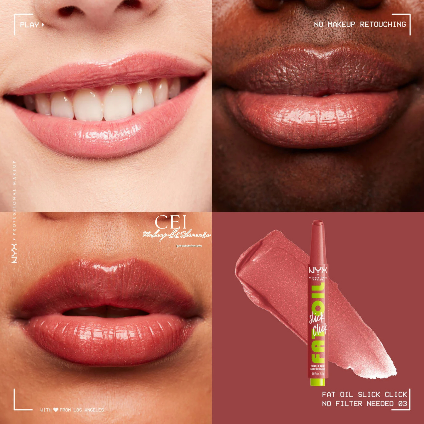NYX Fat Oil Slick Click – Shiny Lip Balm