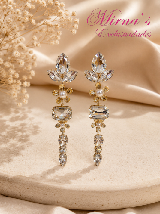 Aretes Royal Bloom Luxe