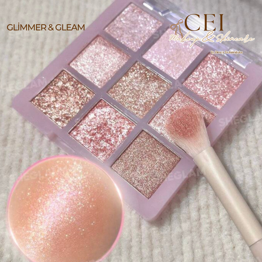 Paleta de 9 Sombras Glimmer & Gleam