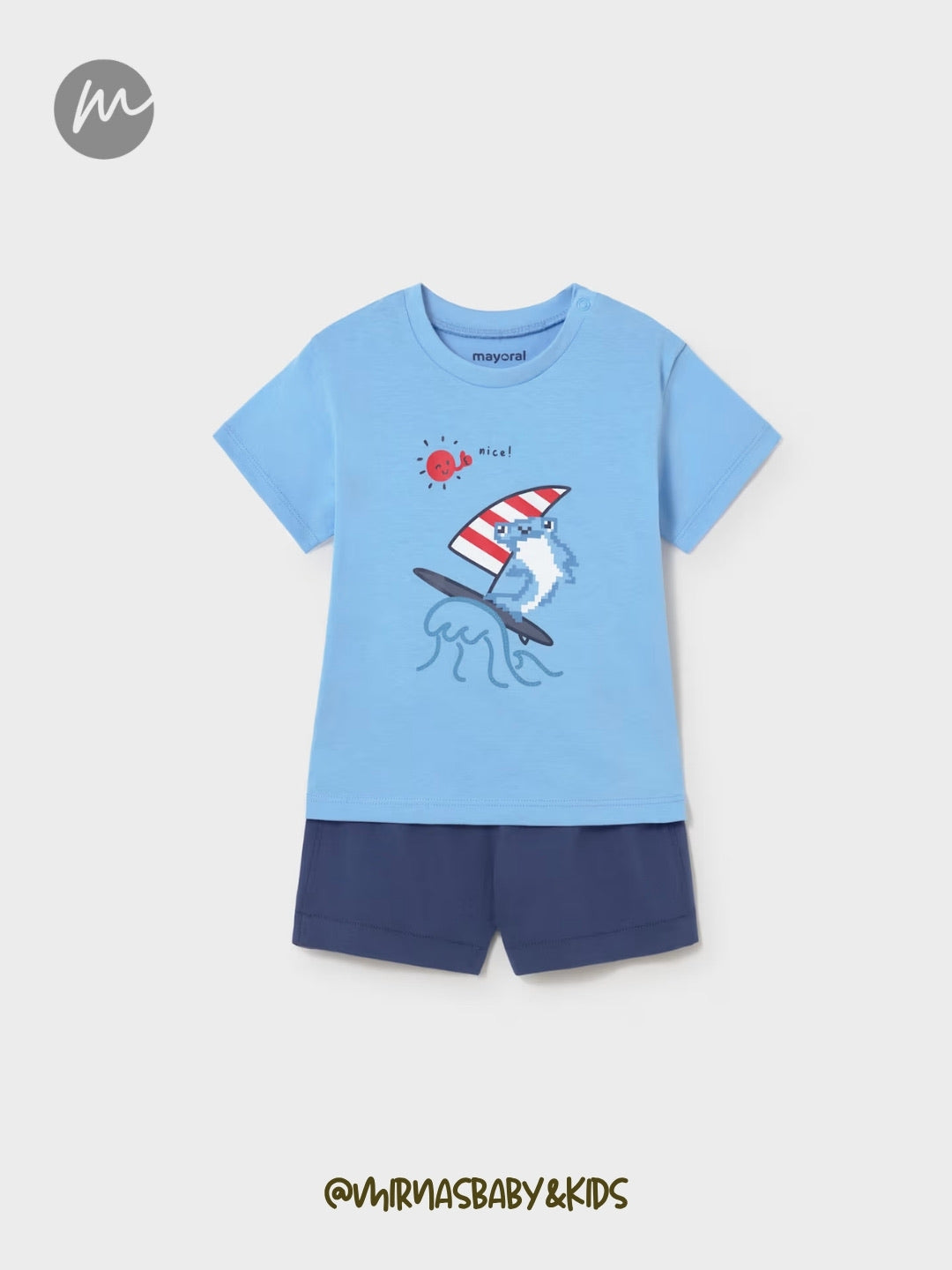 Conjunto pantalón y camiseta bebé