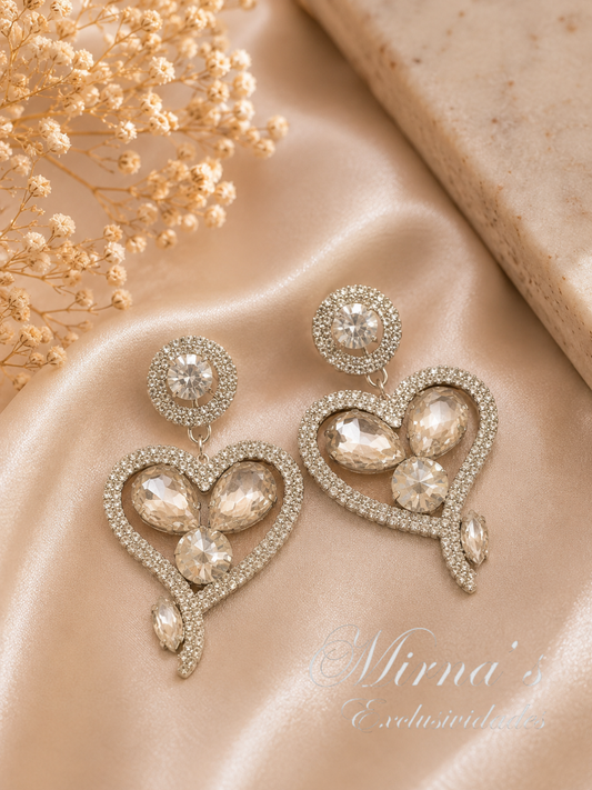 Aritos Crystal Heart Elegance