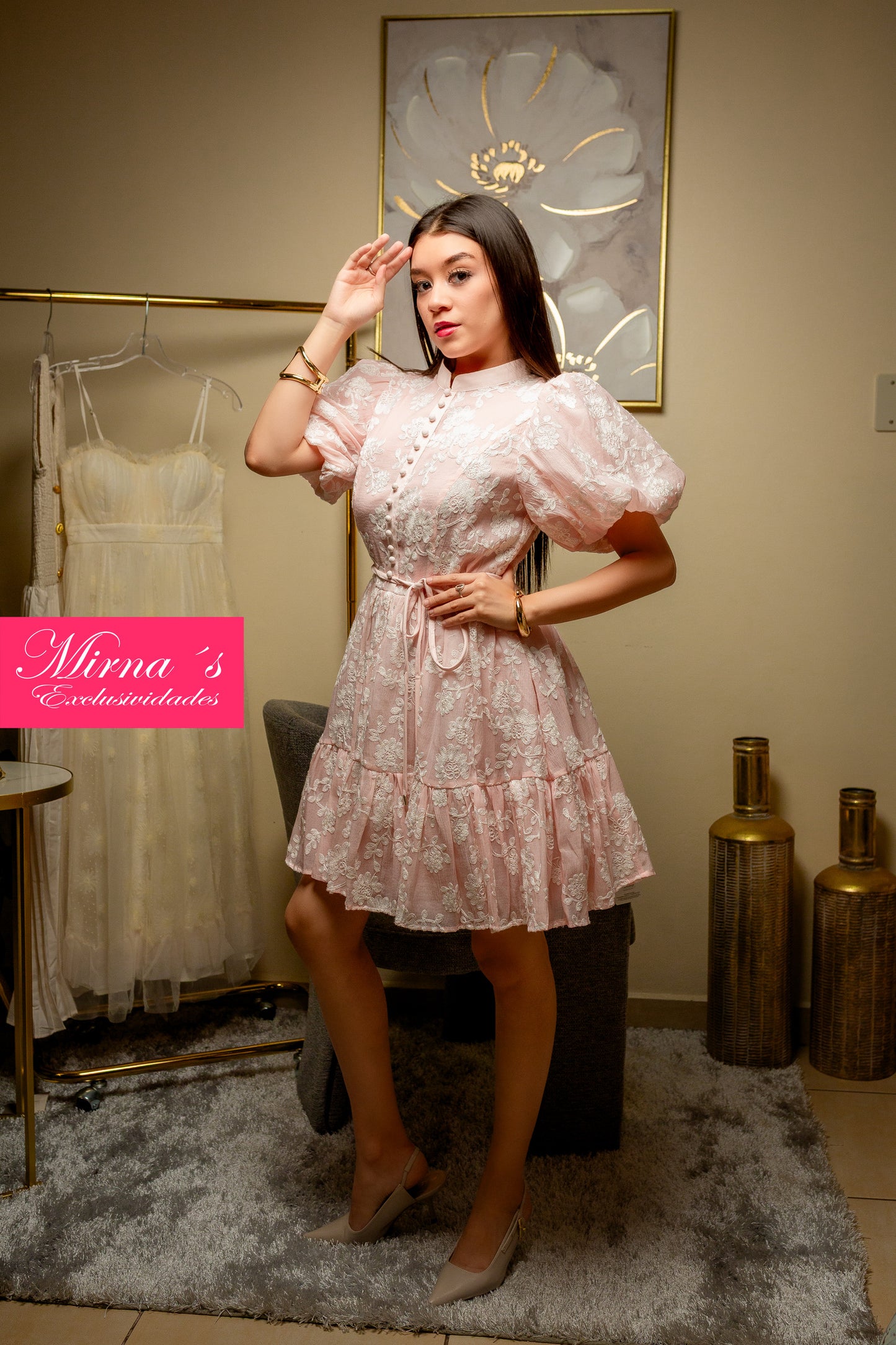 Vestido Rosé