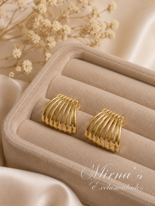 Aretes Golden Harmony