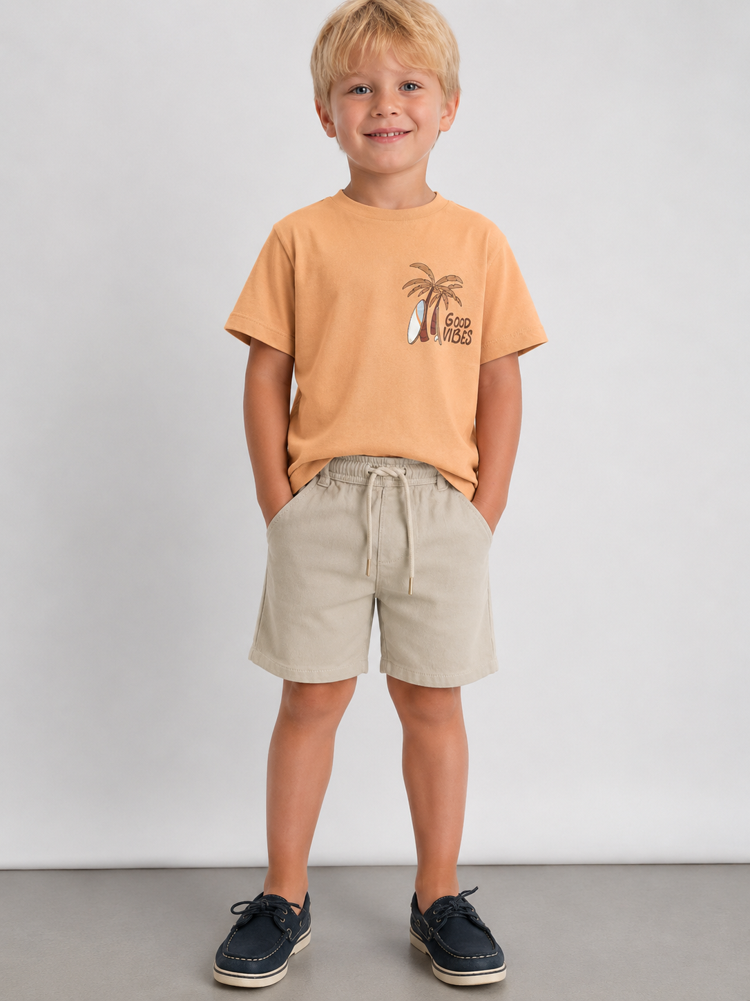 Conjunto de 2pcs camisa de monito y short