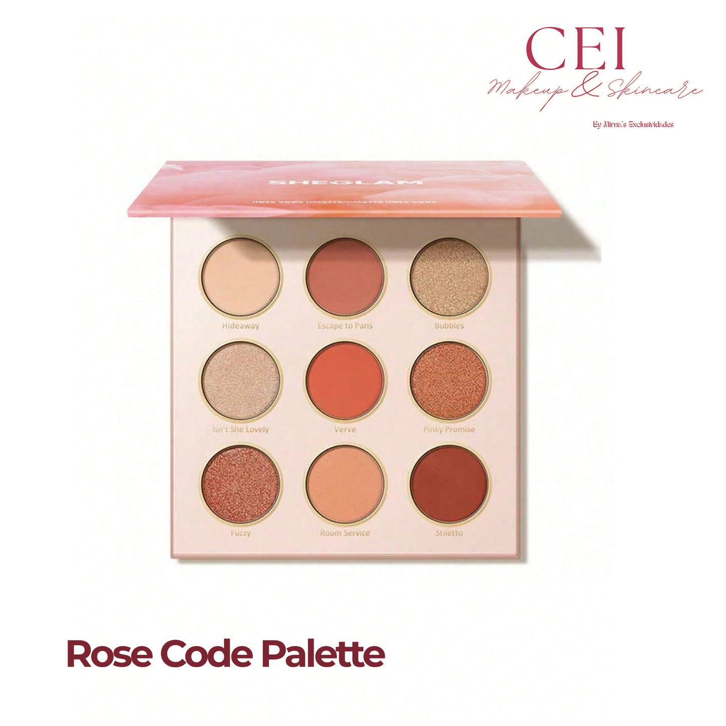 🌹 SHEGLAM Rose Code Palette