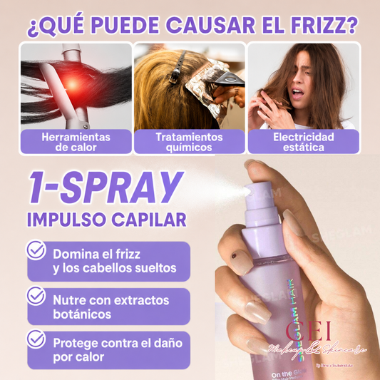 Perfume y tratamiento para Cabello- SHEGLAM On the Glow Silky Hair Perfume
