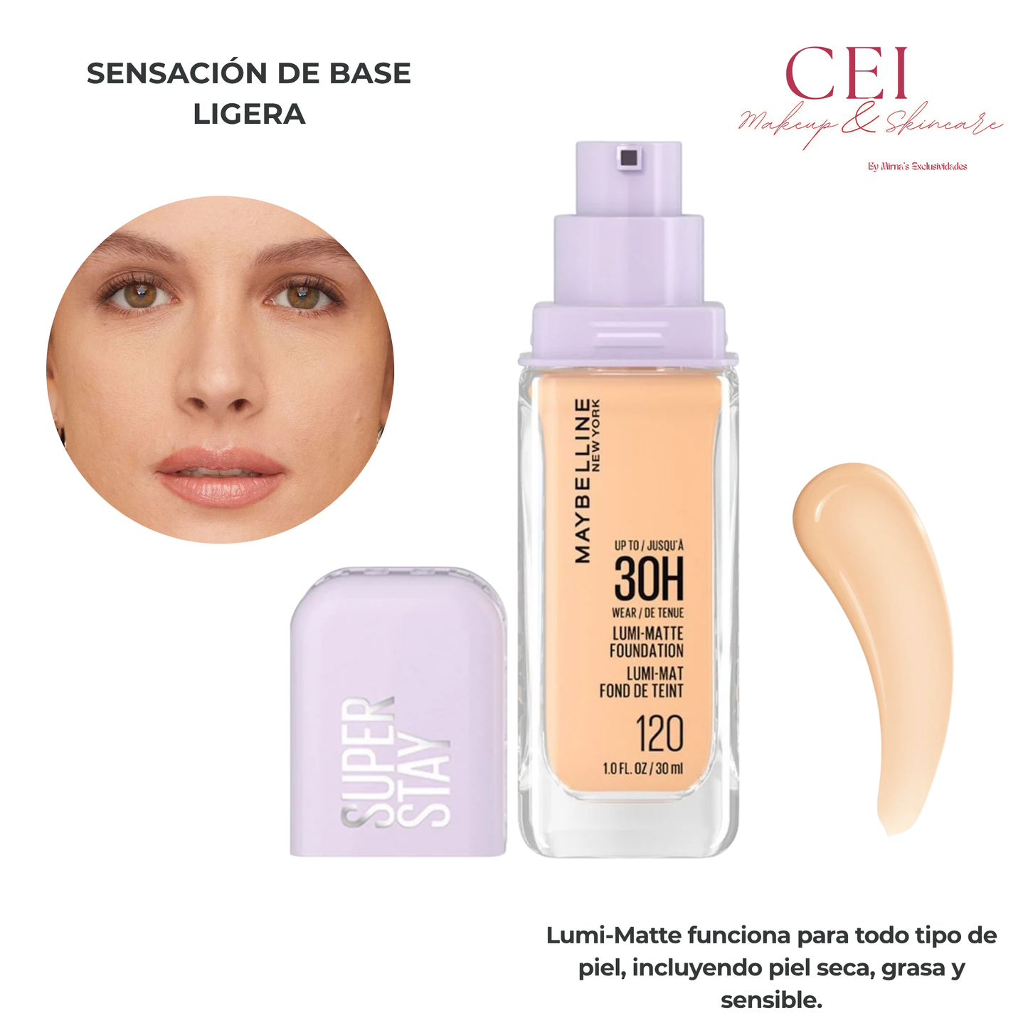 SUPER STAY® LUMI-MATTE BASE DE MAQUILLAJE