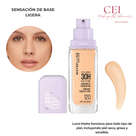 SUPER STAY® LUMI-MATTE BASE DE MAQUILLAJE