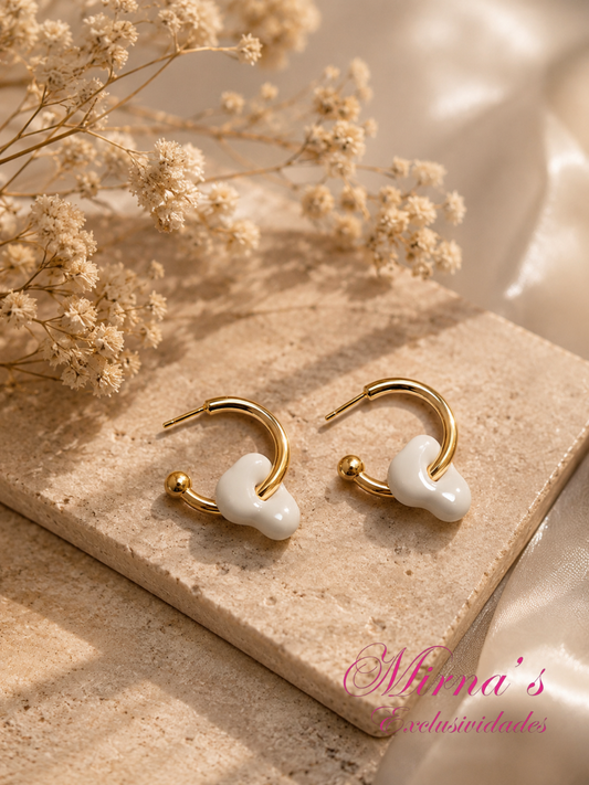 Aretes Golden Cloud