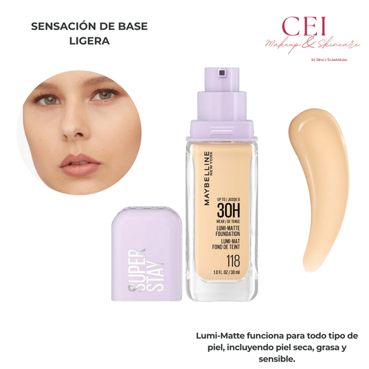 SUPER STAY® LUMI-MATTE BASE DE MAQUILLAJE