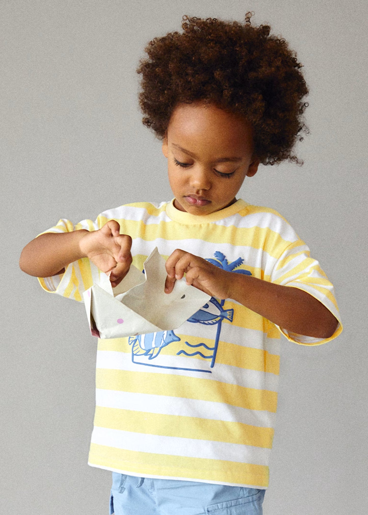Conjunto de de 2pcs camisa de peces y short