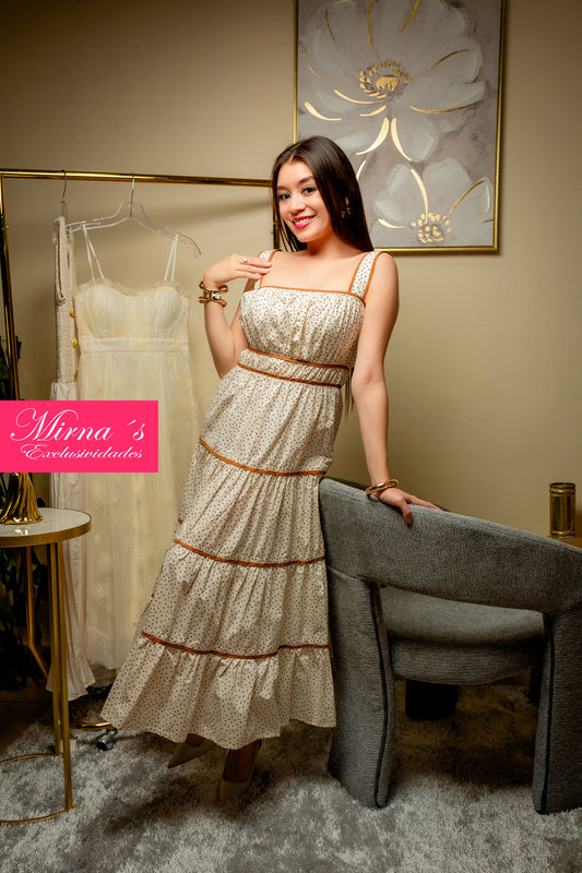 Vestido Polka Dots Cafe Siena