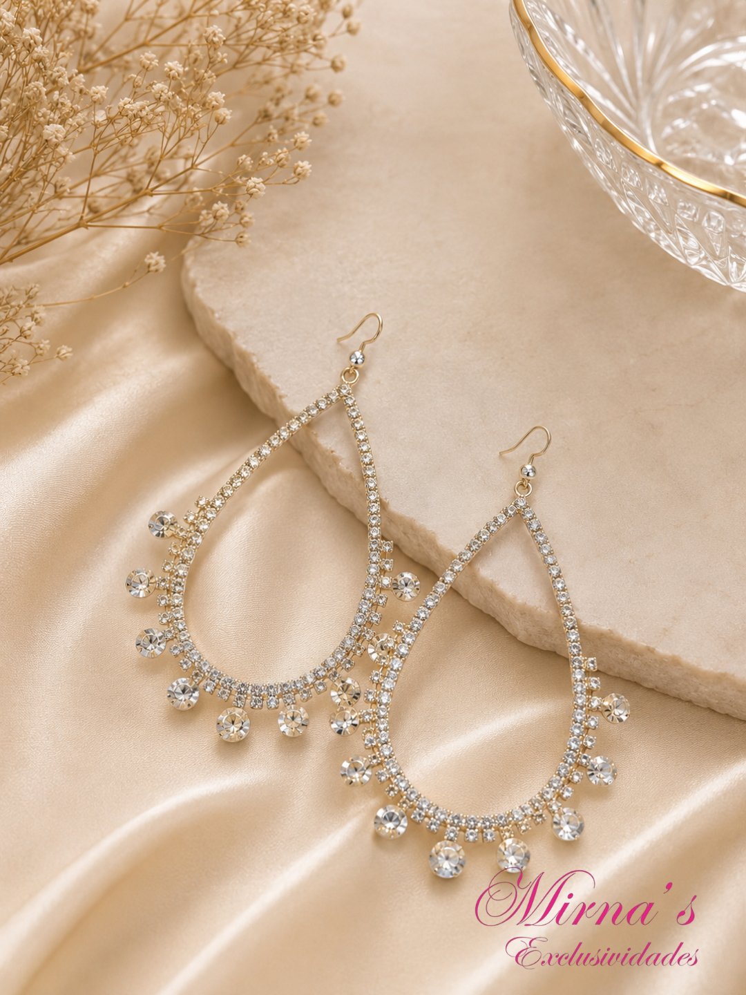 Aretes Gota de Cristal