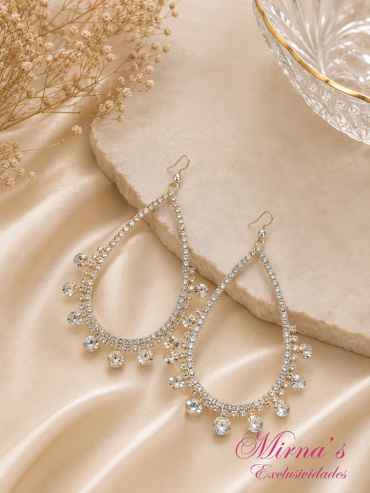 Aretes Gota de Cristal