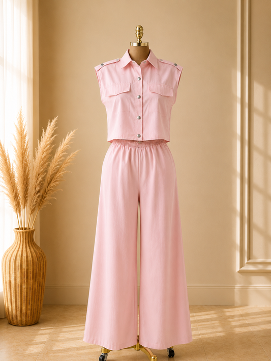 TRAJE ROSA VIEJA SIN MANGAS