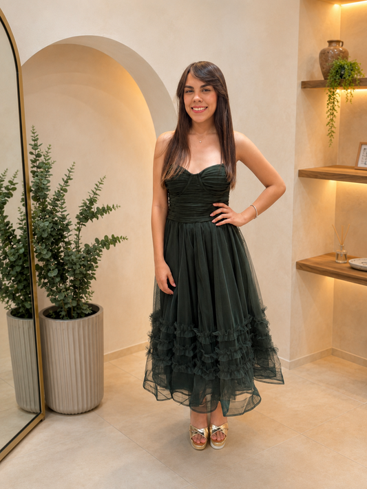 Vestido Midi Garden Bloom
