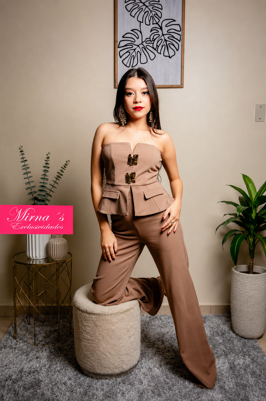 Set Beige Strapless