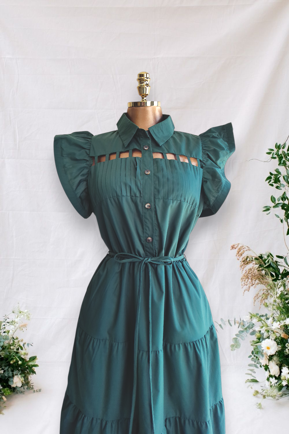 VESTIDO VERDE