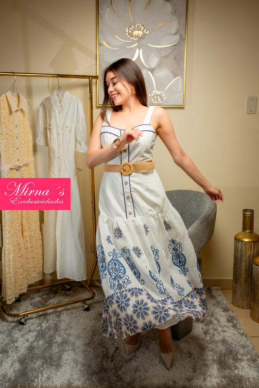 Vestido Santorin