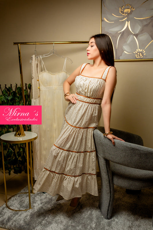 Vestido Polka Dots Cafe Siena