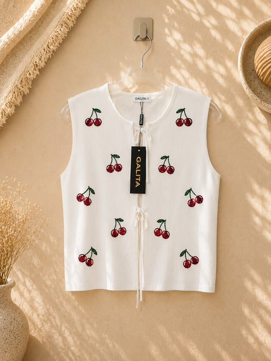 Camisa con cerezas