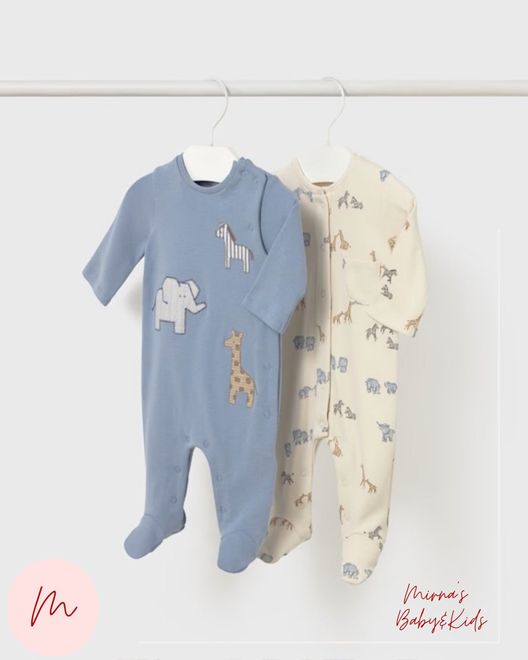 Conjunto enterizo animalitos azules