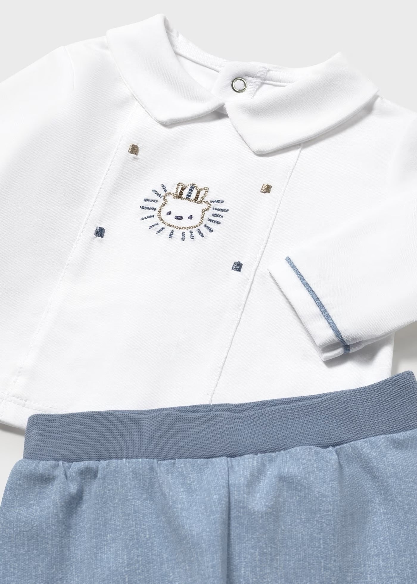 Conjunto dos piezas camisa manga larga y pantalón