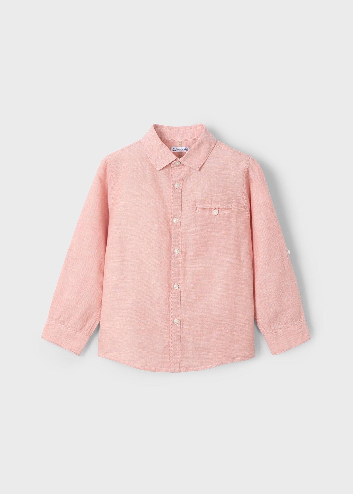 Camisa de botones de lino
