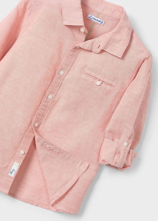 Camisa de botones de lino