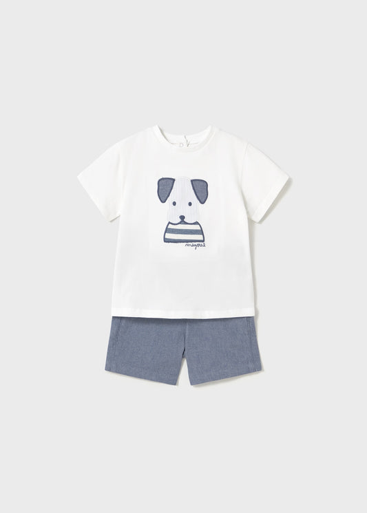Conjunto de 2pcs camisa de perrito de 2pcs