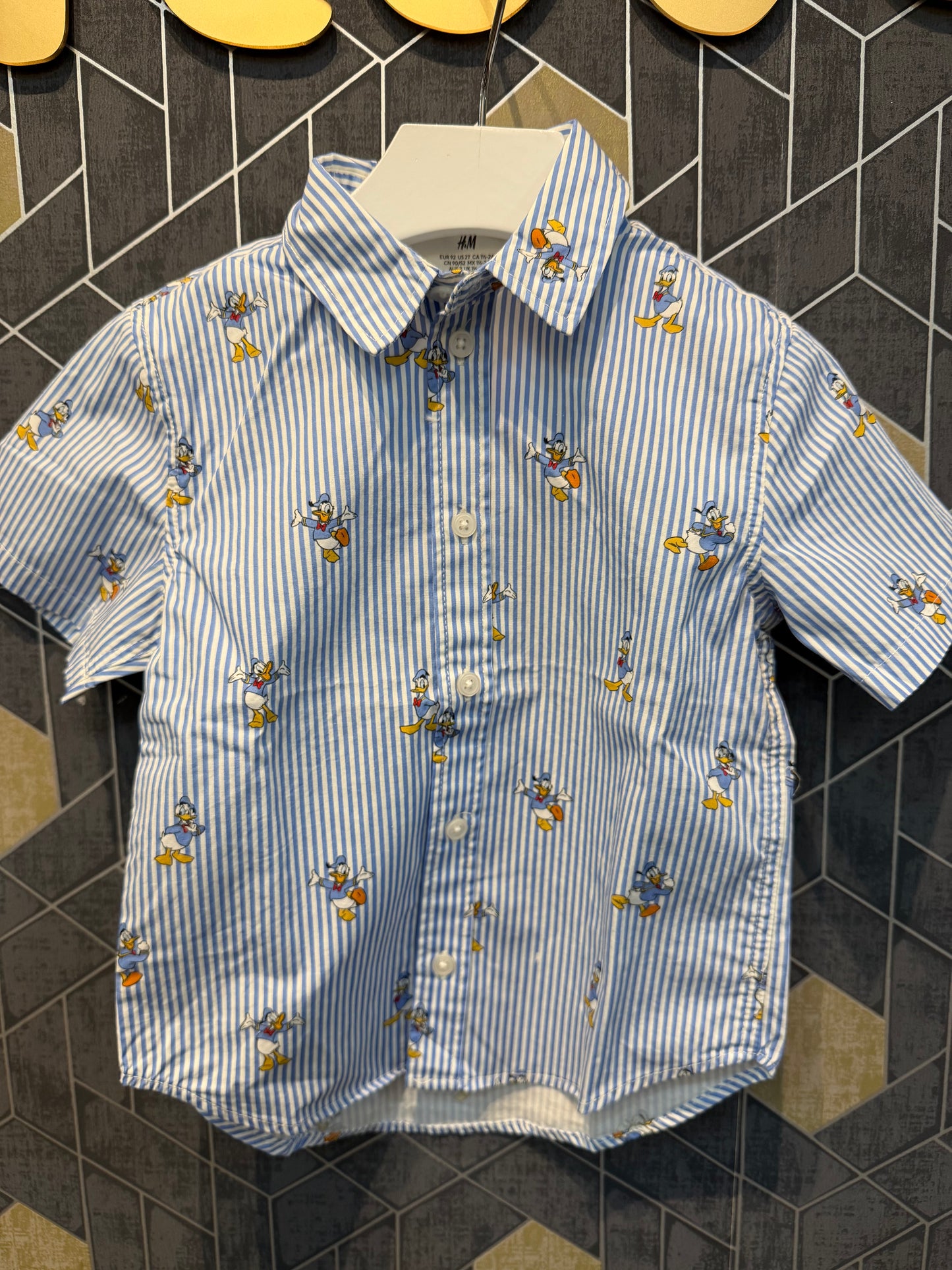 Camisa de botones patito Donald