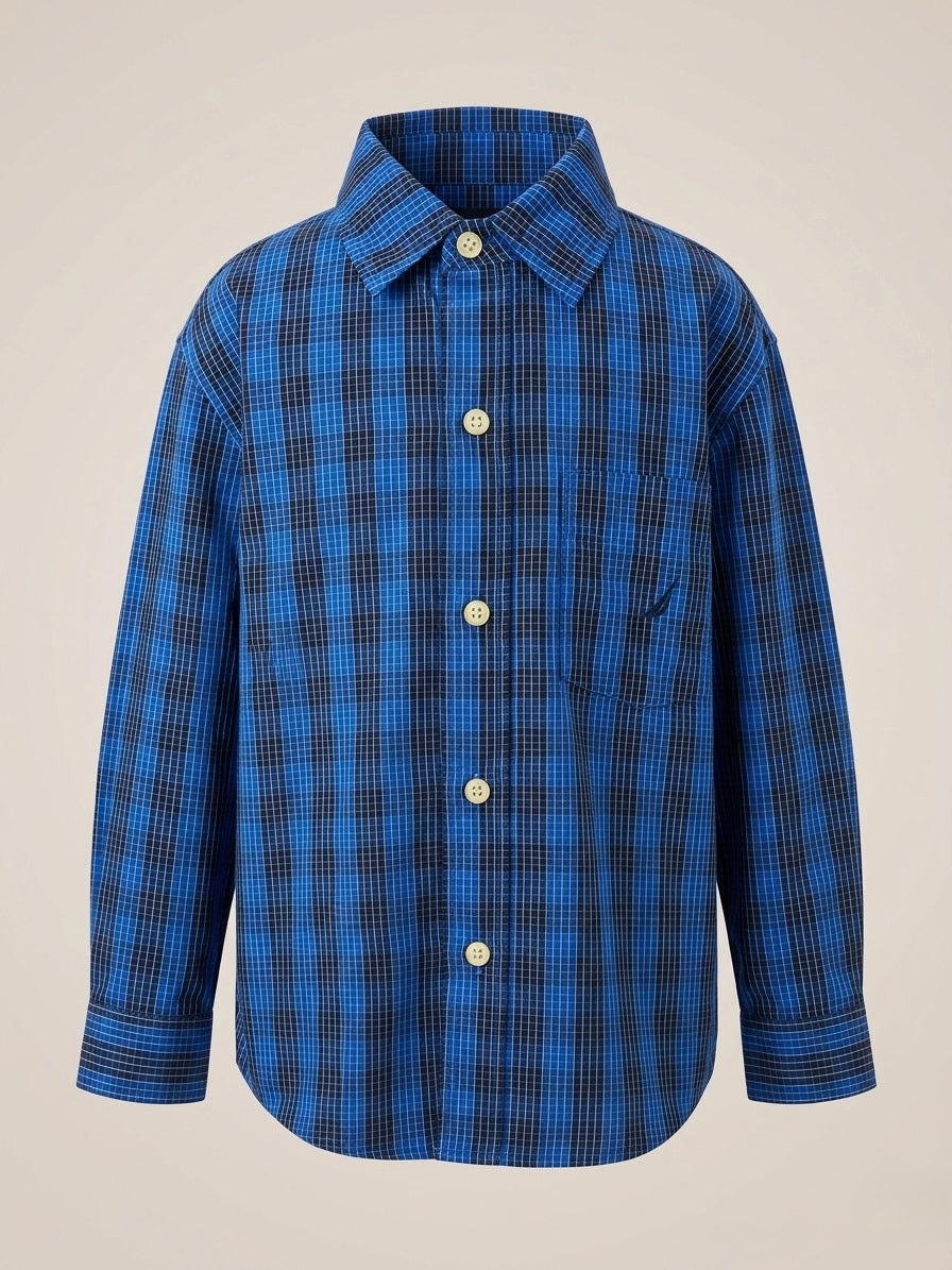 Camisa de botones de cuadro