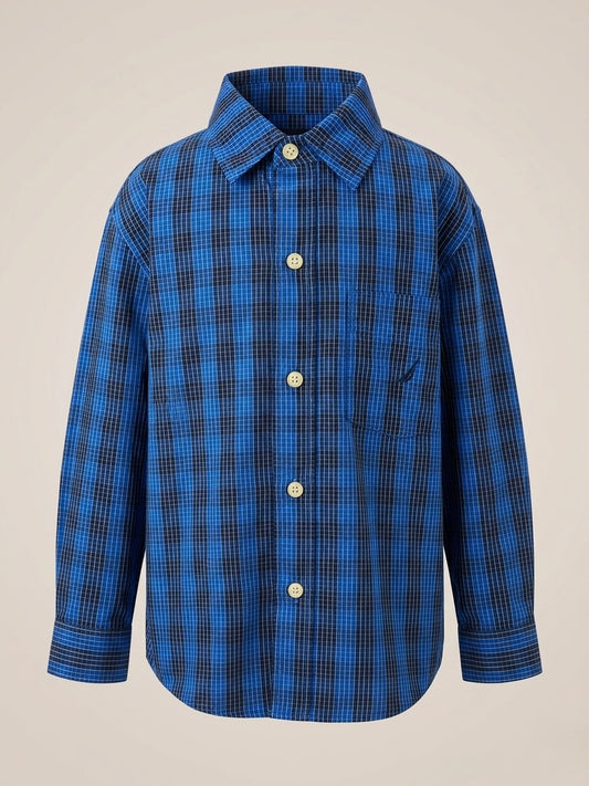 Camisa de botones de cuadro