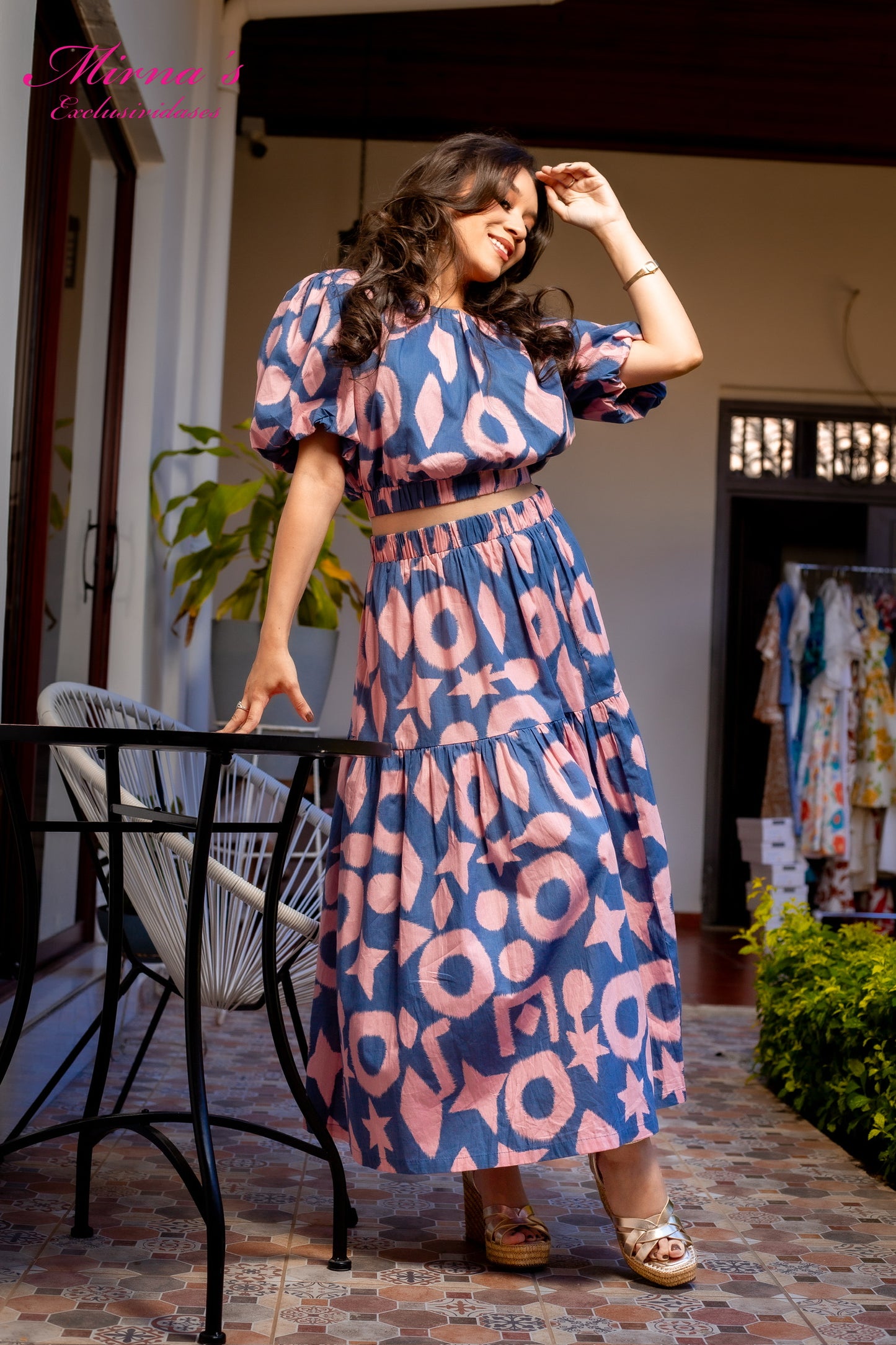 Set Rose de falda baja