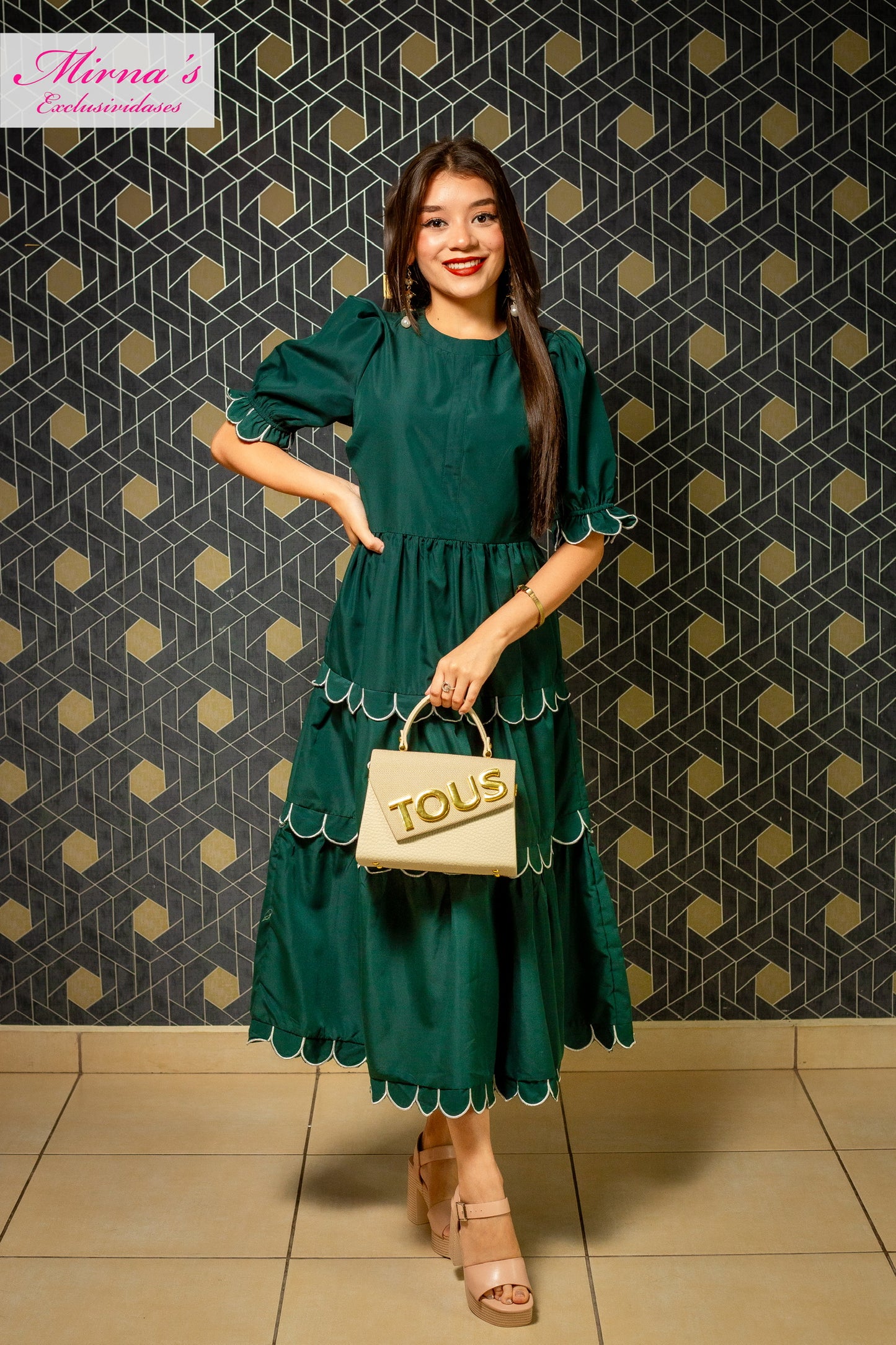 Vestido Midi Forest Glam
