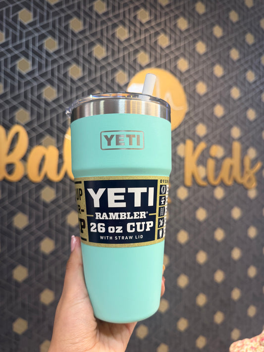 Yeti 26 onzas Cup con pajilla