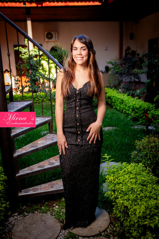 Vestido Noir Glam