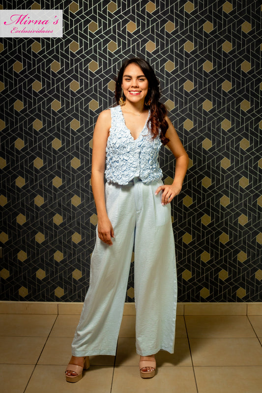 Set Ázul Celeste de Vest